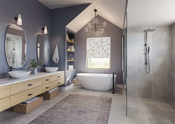 Eucalyptus, Pebble Grey - Twist&Fit Roller Blind - Image 7